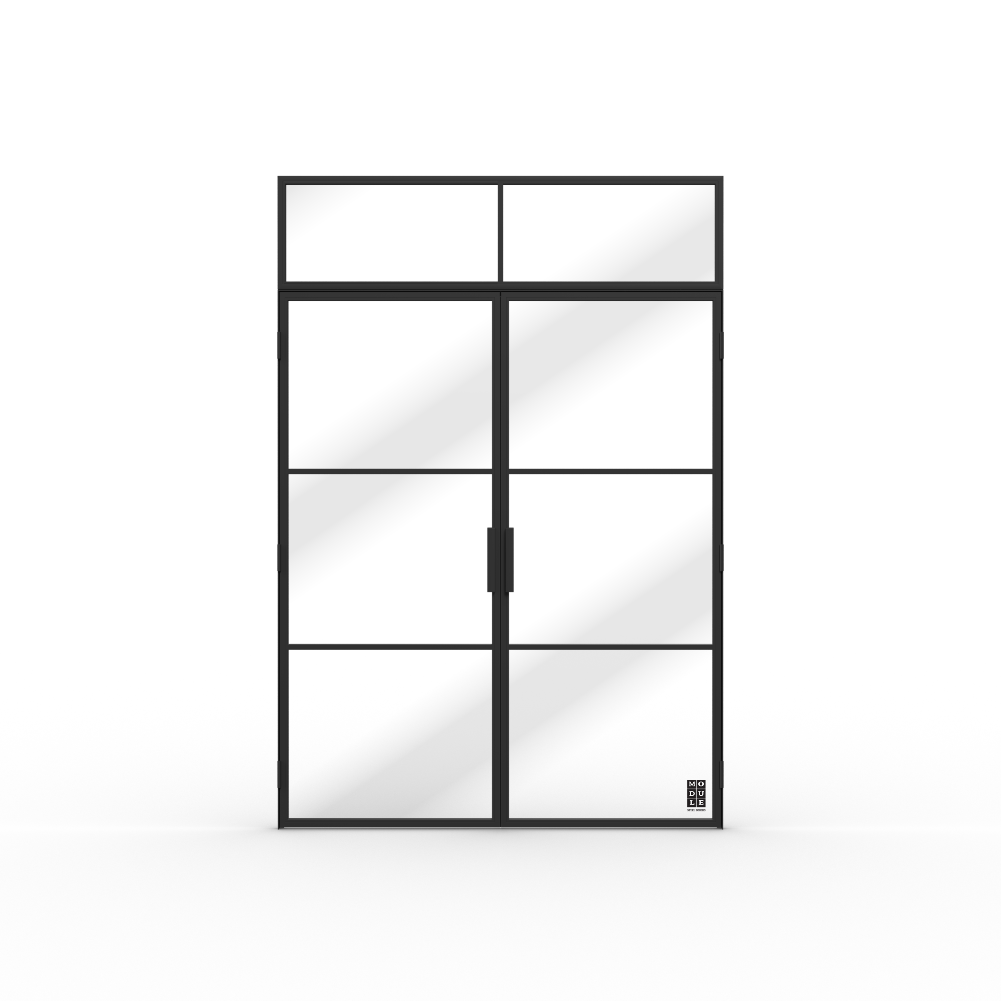 Double Steel doors + 2x Top Panel Big