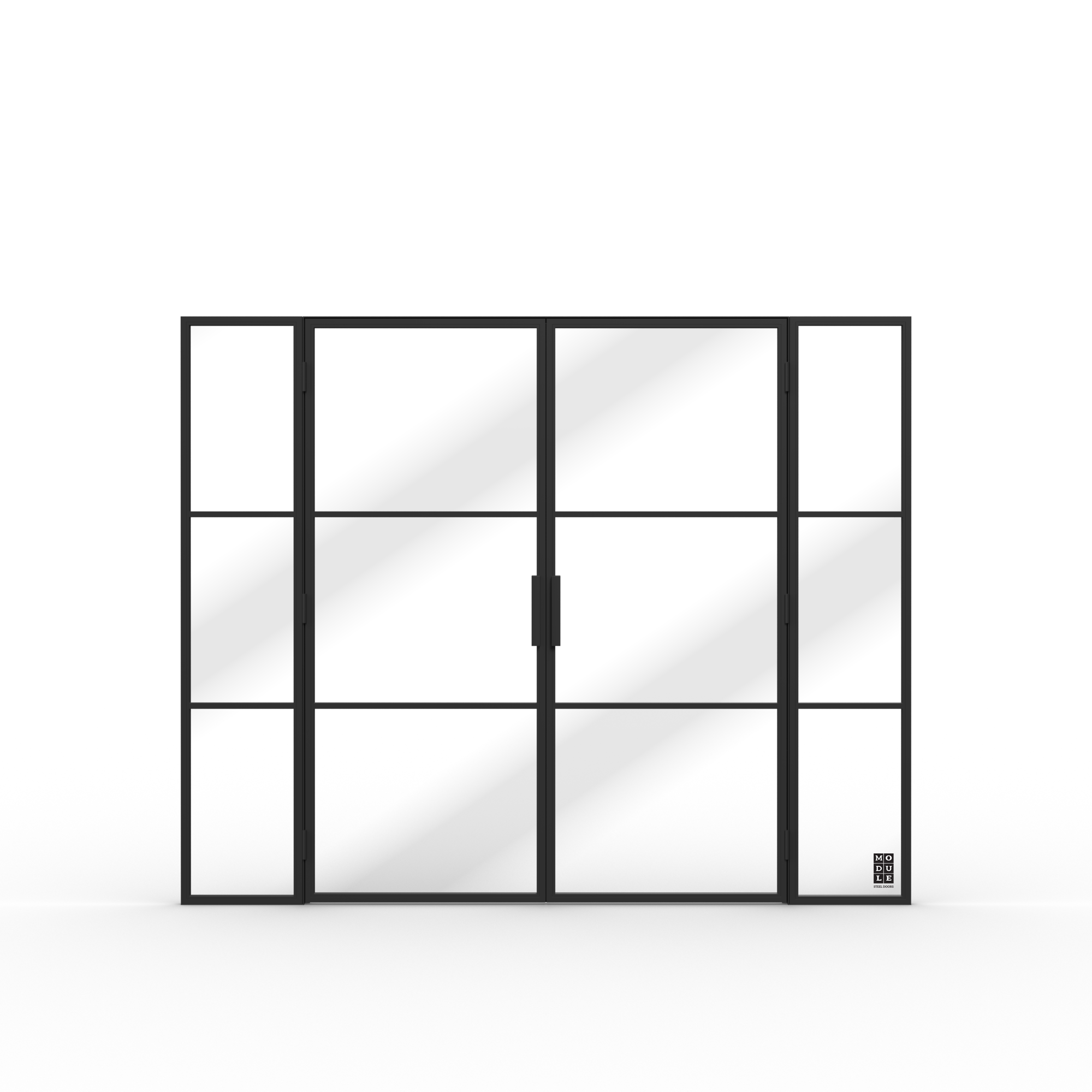  Double Steel doors + 2Side Panel Small MODULE