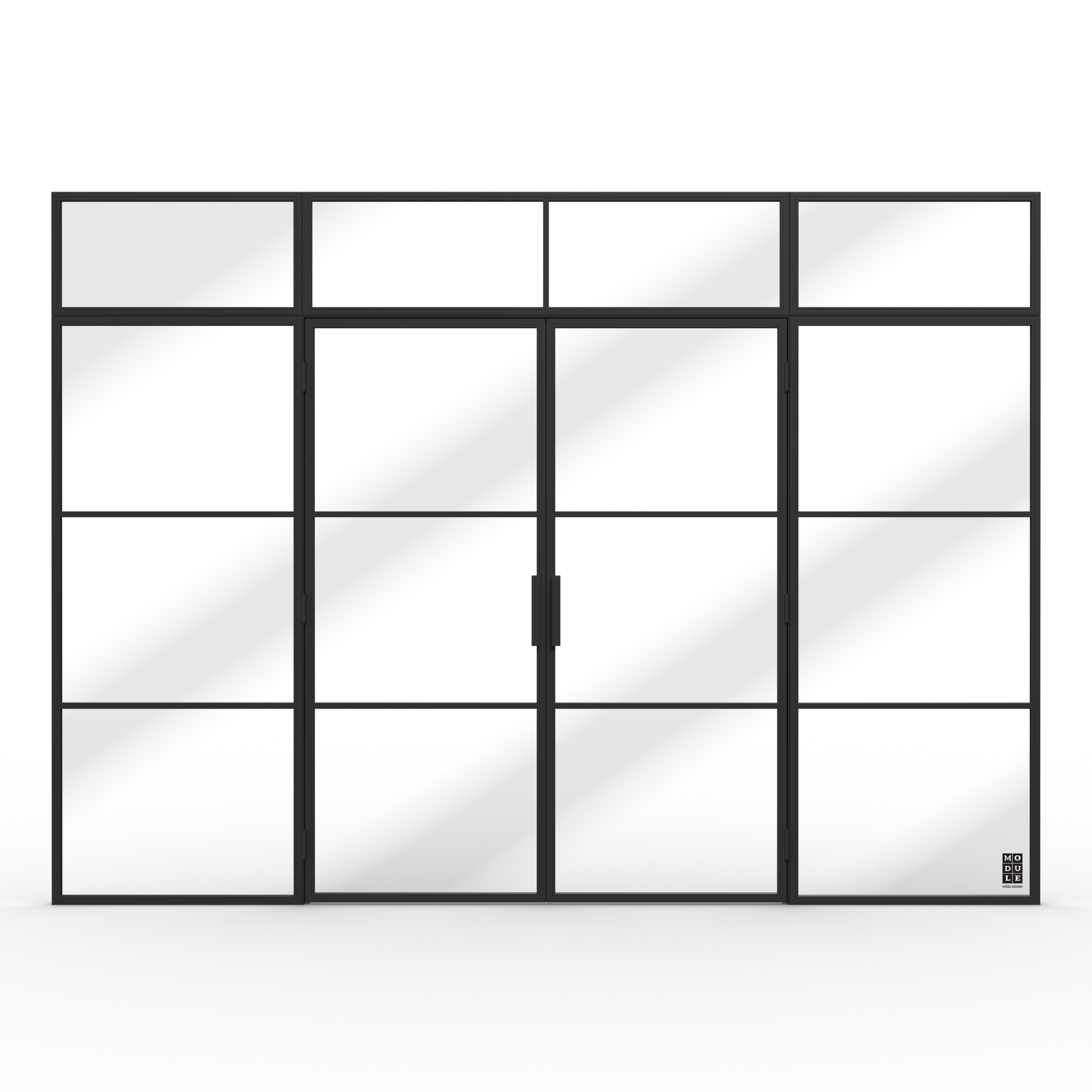 Double Steel doors + 4x Top Panel Big +2x Side Panel Big 