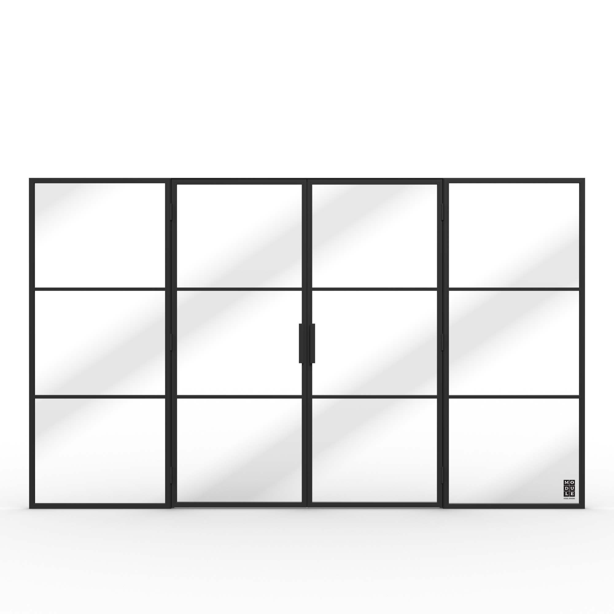  Double Steel doors + 2x Side Panel Big MODULE