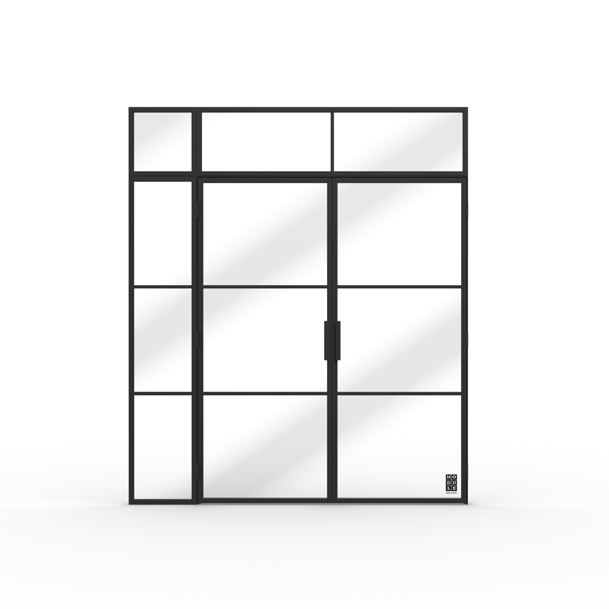  Double Steel doors + Side Panel Small + Top Panel Small + Top Panel Big